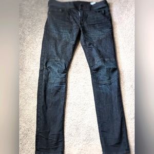 True Religion Rocco Relaxed Skinny 33 Dark Blue Jeans.